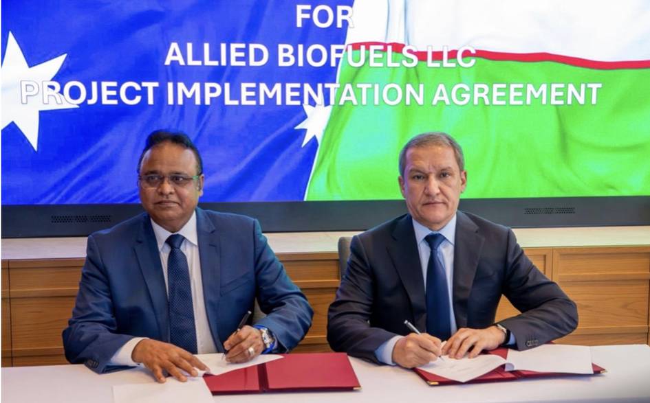 Uzbekistan’s Khorezm region, Allied Biofuels partner on 4.45 GW biofuel refinery project